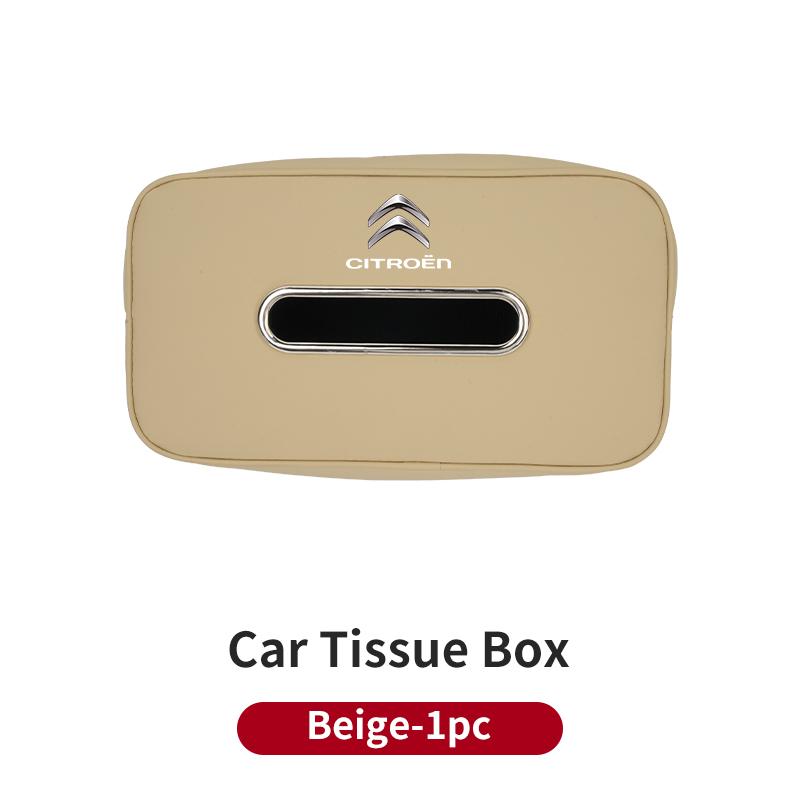 Auto-Taschentuchbox Sitzrücken-Taschentuchtasche Einfache Montage für Citroen C3 C5 C1 C2 Berlingo Celysee Cactus Picasso Aircross Saxo Grand
