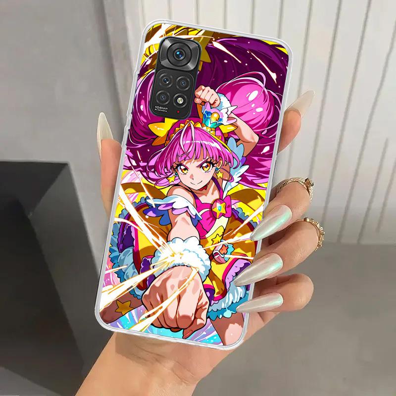 Pretty Cure Anime Phone Case for Xiaomi Redmi Note 15 14 14S 13 12S 12 Pro 11S 11 Plus 11T 11E 10S Soft Funda Print Shell Redmi