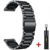 22mm 20mm Metal Strap for Huawei Watch GT3 GT4 46mm 41mm 3 4 Pro SE Amazfit GTS Mini GTR4 Stainless Steel Bracelet Wristband