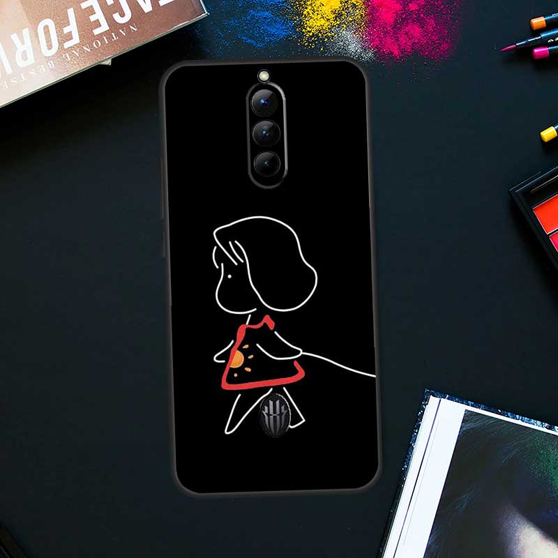BFF Best Friends Forever Black Case For ZTE Nubia Red Magic 9 8 8S Pro Plus RedMagic 6S 7S Pro 6 7 Pro 5S 6R 5G Back Cover
