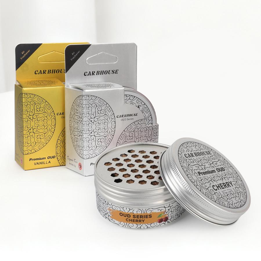 High-End Car Fragrance, Canned Wood Block Essential Oil Diffusion, Air Freshener, Super Long-Lasting Fragrance to Eliminate Odor