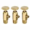 3Pcs Brass Manifold Exhaust Valve Brass Air Pressure Release Valve 35x12MM/35x16MM For Efficient Water Discharge