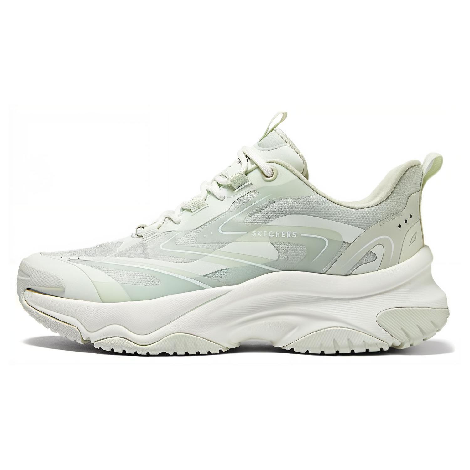 Skechers Street Moonhiker Comfortable Simple Durable Lightweight Low-Top Casual Shoes Women sneaker Light-Gray 177593-LTGR 35