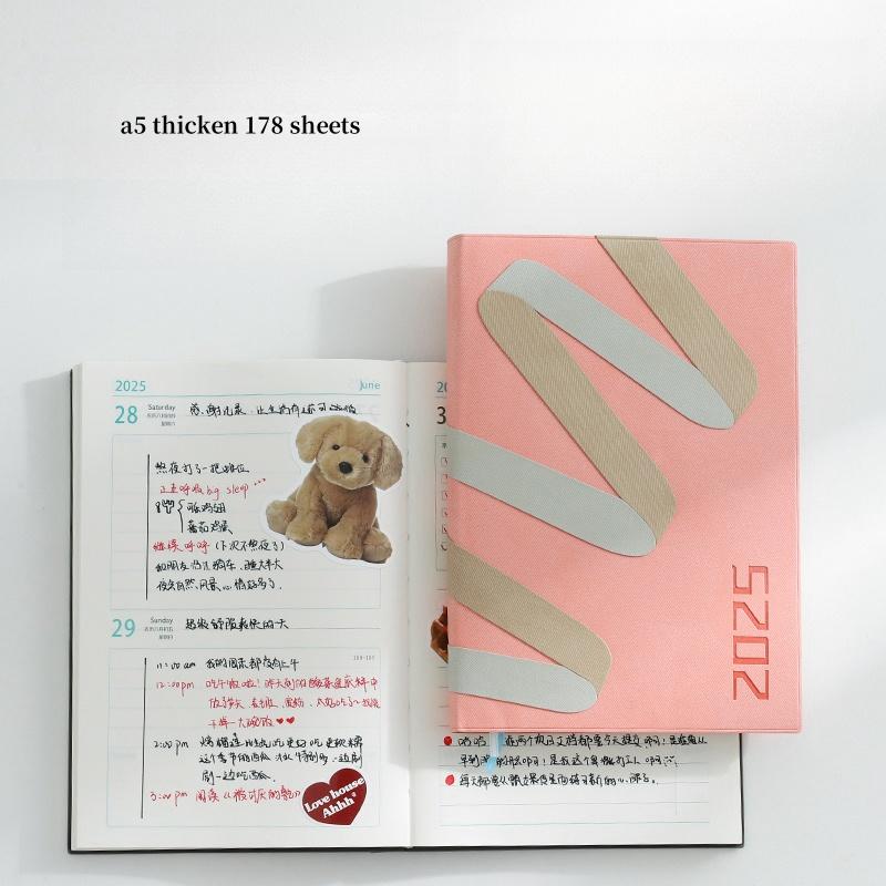A5 Thicken 178 Sheets Daily Monthly Planner Organizer School Office 365 Days Time Management To Do List Plan Diary Journal Quality