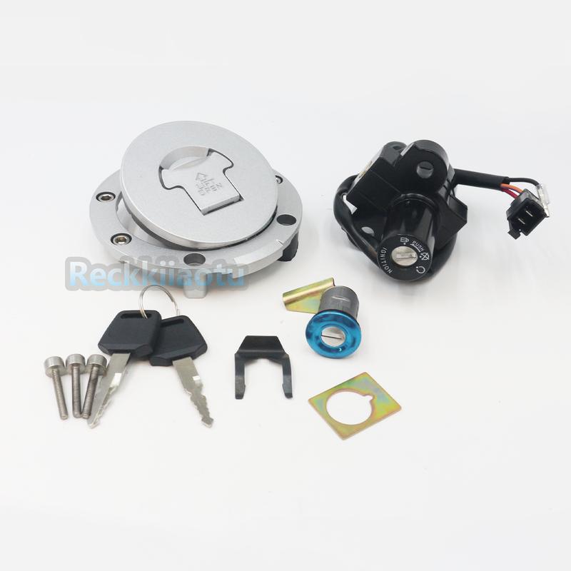 Motorcycle Fuel Gas Cap Ignition Switch Seat Lock Key Set for Honda CBR600 F2/F3 CBR 900RR 919RR 400 250 VFR400 RVF400