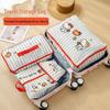 Cute Striped Cat Four-Piece Travel Storage Set for Toiletries