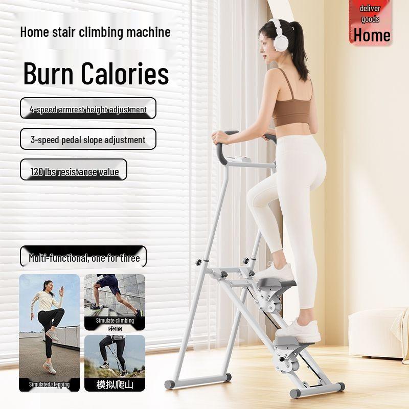 Indoor Multifunctional Stair Climbing Stepper for Home Aerobic and Mountain Fitness Exercise