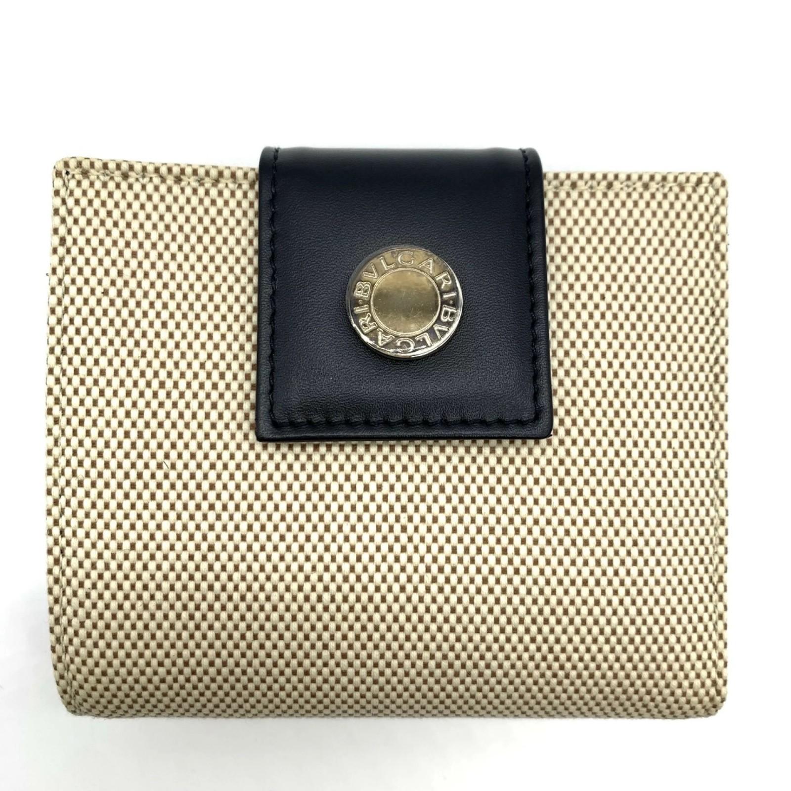 

Used BVLGARIBifold Wallet canvas/leather unisex