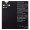 VICTAS Table Tennis Rubber, VO101, Black, Size 1.6