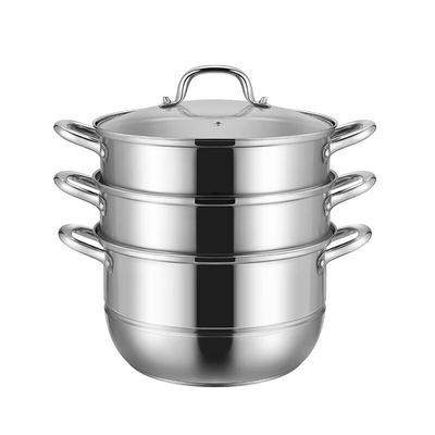 DESLON Langyue 304 Stainless Steel 2-Layer Steamer & Soup Pot