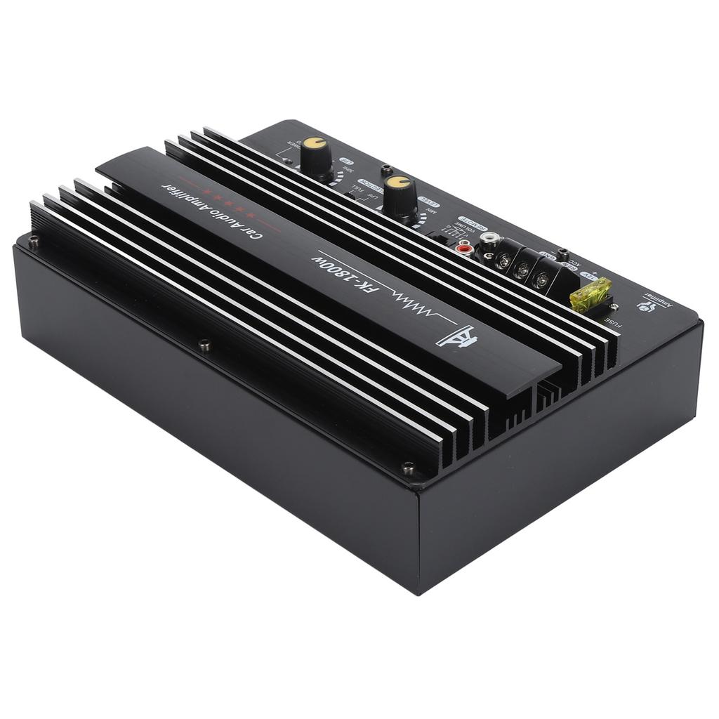 Car High Power Amplifier Amp Board 12V 1800W Quick Heat Dissipation Car Bass Subwoofer Amplifier Board for 8‑12 Inch