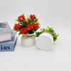 Foam Rose Artificial Potted Plant With Butterfly Accent For Indoor Decoration And Photography Use