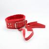7 sztuk Prawdziwej Skóry Pluszowe SM Sex Meble BDSM Rzeczy Bawełniane Liny Opaska Na Oczy Kajdanki Kajdanki Gry Pary
