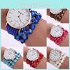 Elegant Floral Quartz Bracelet Watch Fashionable Women's Jewelry Timepiece