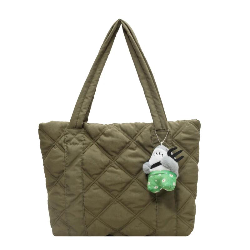 Diamond Canvas Women S Bag Lightweight Large-Capacity Tote Versatile Casual New Premium Durable Quality Useful