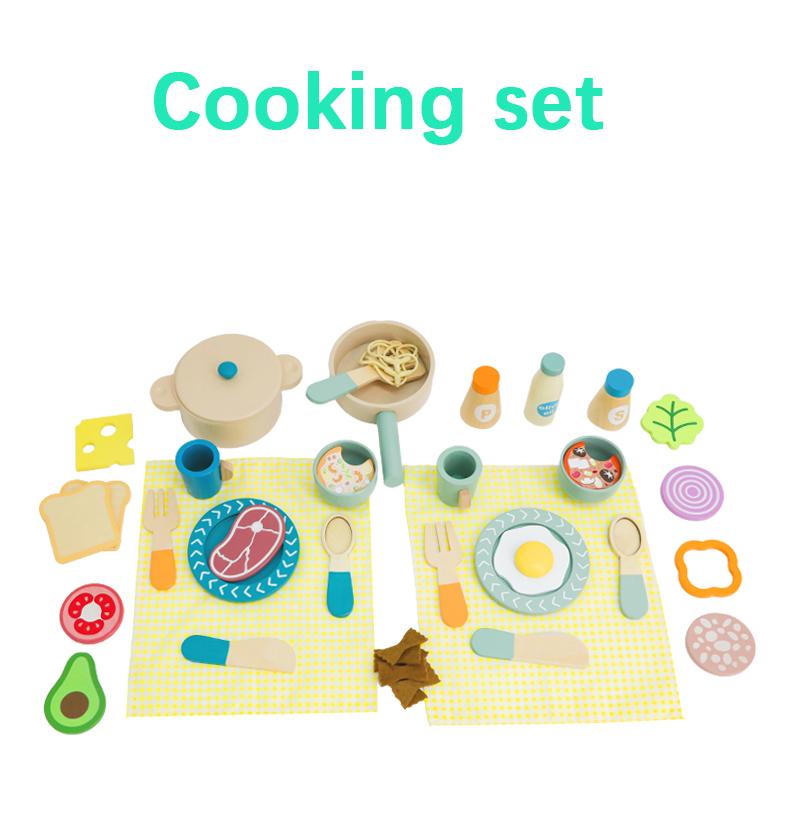 Play House Baby Wooden Simulation Magnetic Fruit Vegetable Cutting Kitchen Set Educational Pretend Playing Toys For Kids