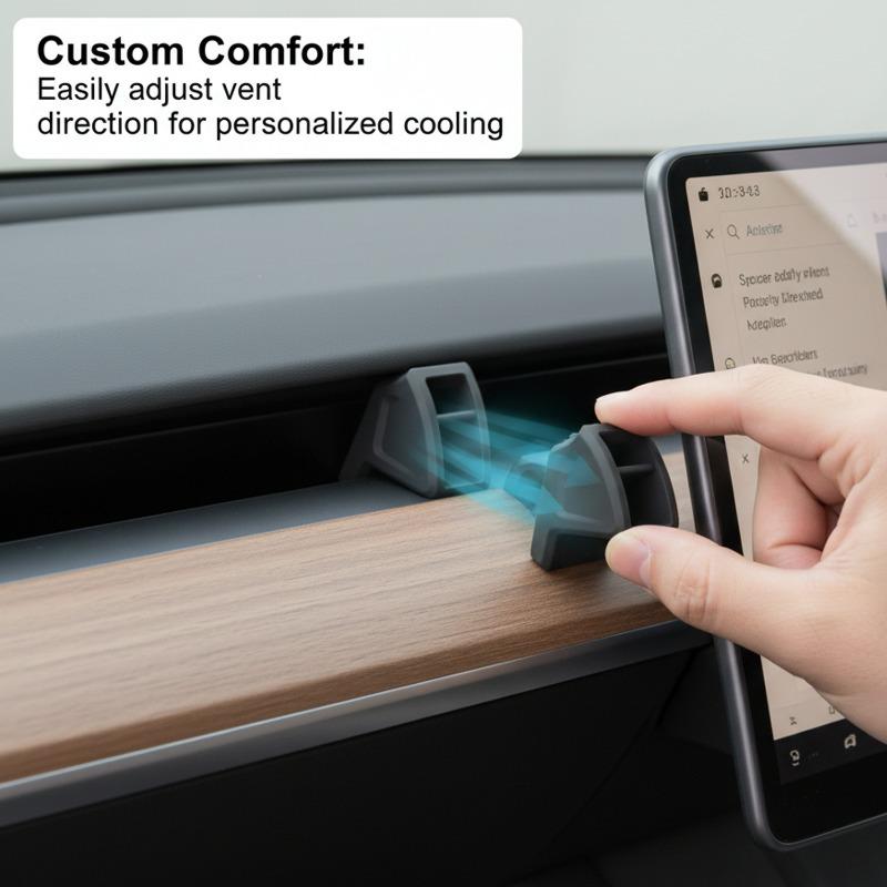 Fragrance Diffuser Holder Adapter Air Vent Clip Adapter Aroma Diffuser Mount Interior Center Vent Organizer for Tesla Model Y/3