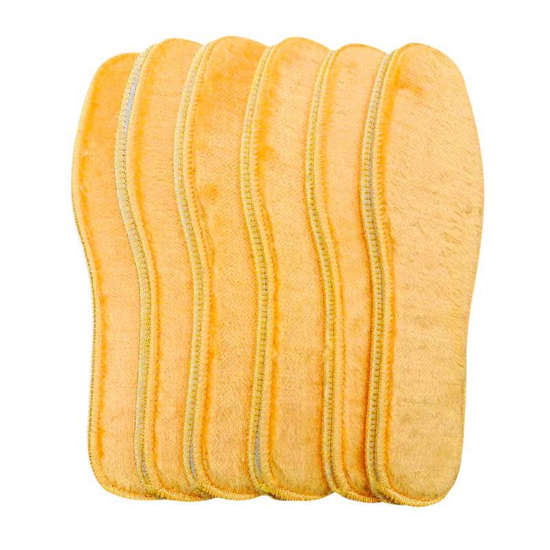 

Зимние стельки из золотого бархата: Теплые, Дышащие, Влагоотводящие, Толстые, Мягкие Хлопковые Подкладки для Обуви для Мужчин и Женщин 45