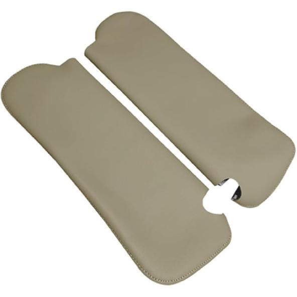 Sun Visor Cover Set for Toyota 4Runner 1996-2002 - Driver & Passenger Side Replacement (Tan Color)