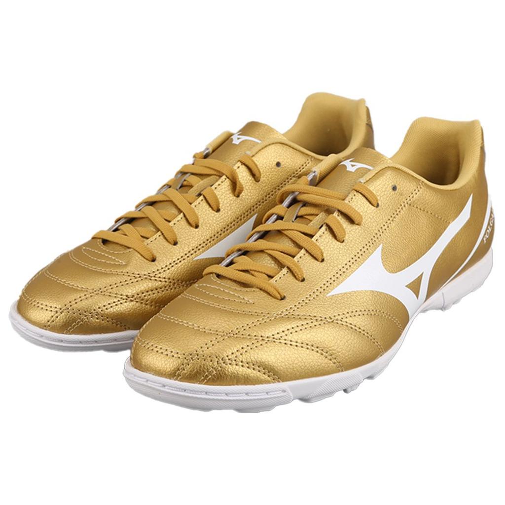 Mizuno Folgado AS Fashion Versatile Soccer Shoes Men Soccer Shoes Gold White P1GD249406