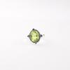 Peridot Gemstone 925 Sterling Silver Jewelry Handmade Statement Ring For Girls RR-9-4