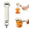 Edelstahl Teleskop-Flaschenöffner Verdickter Griff Verstellbarer Schraubverschluss-Glasdeckel-Greifer Anti-Rutsch-Griff Magnetische Saugkraft