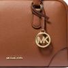Michael Kors MK Thompson Hardware Accessories Leather And Synthetic Leather Shoulder Crossbody Handbag Medium Women handbags Brown 35S5G7OS6L-LUGGAGE