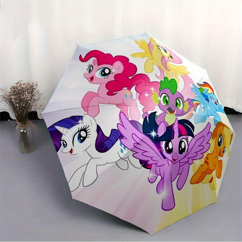 1pc My Little Pony Automatic Open/close Folding Umbrella, Compact Portable Travel Umbrella, Perfect Gift, Durable Construction yy250813086