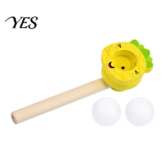 Kids Floating Ball Toy Blow Toy, Suspension Blowing Wooden Pipe for Child Lung Capacity Training, Educational Boys Girls Exercise