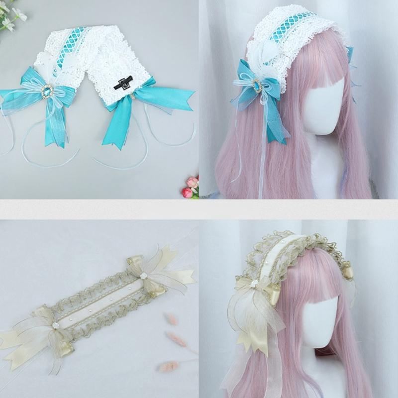 Bows Hairbands Adorkable Photo Props Halloween Anime Headbands Party Headpiece Fun Headbands for Music Festivals