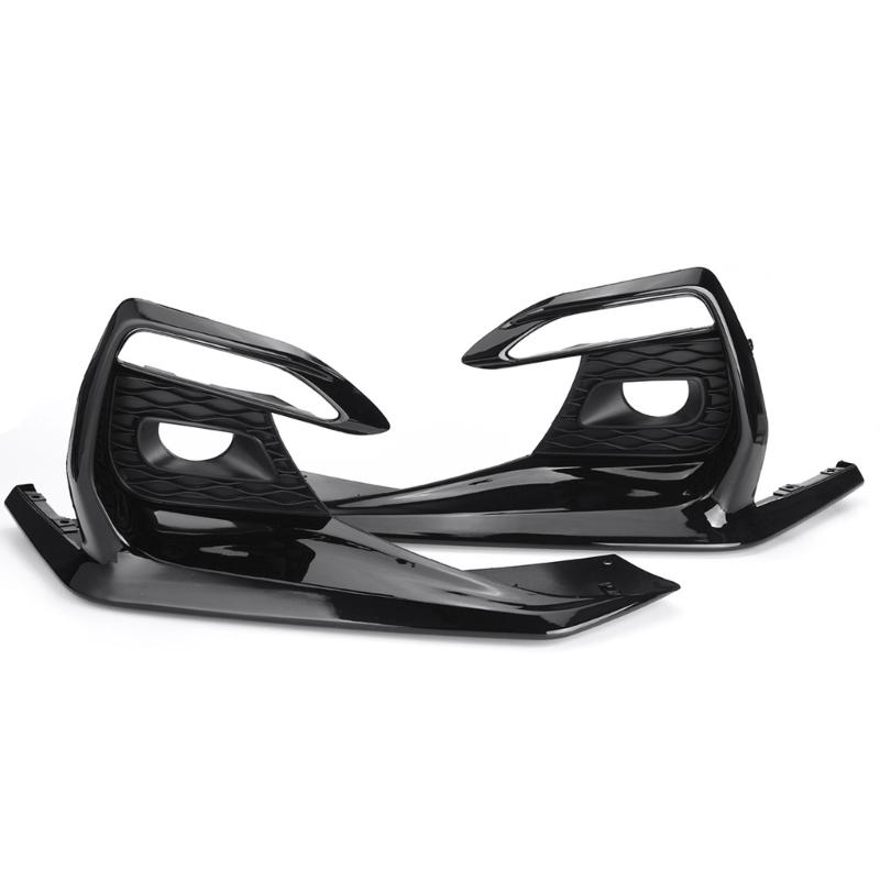 1 Pair Fog Light Cover Grille Bezels for Q50 Sport 2018-2020 62256-6HJ0A 62257-6HJ0A Replacement Auto Accessory