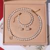 Elegante Collana di Perle di Conchiglia Profonda - Perfetto Regalo per la Festa della Mamma