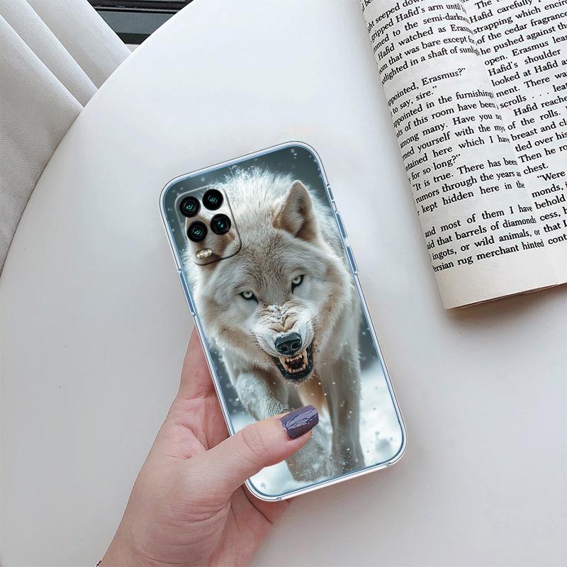 

Animal Wolf Transparent Phone Case for Motorola Moto Edge 20 30 40 50 S30 Fusion Ultra Pro Neo Lite + G200 G23 Motorola Edge 20 Lite