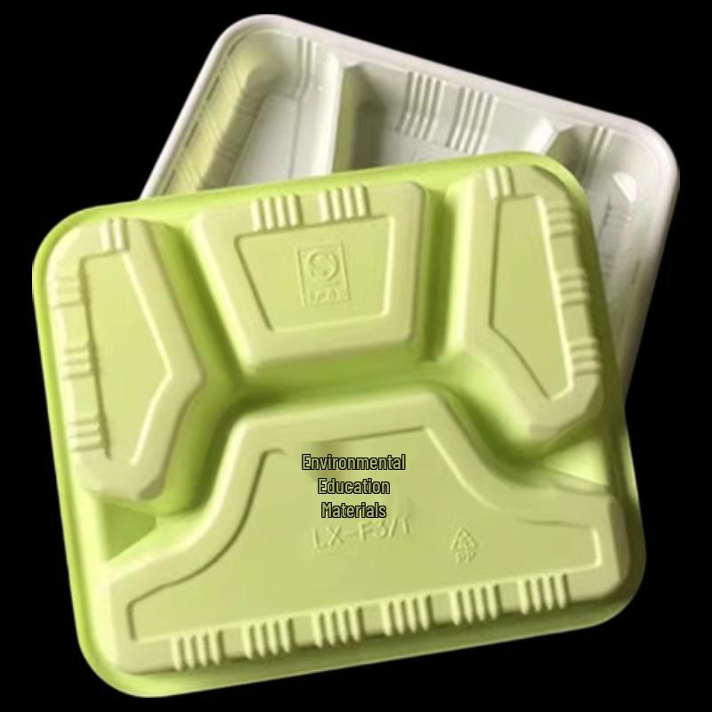 

850ml 4-Compartment Disposable Plastic Meal Prep Containers with Lids (1000 Sets)