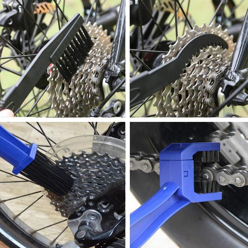 Bicycle Chain Clean Brush Cleaner Bicycle Chains Gear Grunge Brush Cleaner Bike Wash Tool Set Bicycle Repair Tools