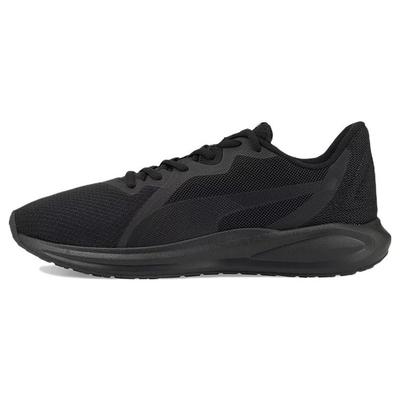Twitch Runner Rutschfestes Leichtes Stoff Stoßdämpfendes Atmungsaktives Low-Top Freizeit Laufschuhe Herren Sneaker Schwarz 376289-10