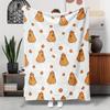 Interesting Capybara Cute Animal Pattern Art Blanket - Soft All-Season Multi-Purpose Throw for Sofa, Bed, Office & Gift