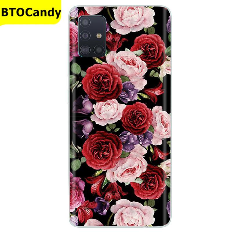 Pre Samsung Galaxy A51 Puzdro Galaxy A71 A 71 Mäkké silikónové TPU zadné puzdro Pre Samsung A51 SM-A515F A515 A 51 Puzdro na telefón Samsung A71