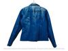 BLUE New Women's Leather Jacket Genuine Lambskin Leather Handmade Biker Style