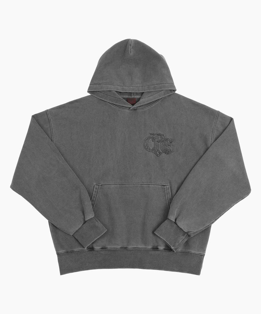 Logo Applique Hoodie Pigment Charcoal