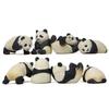 4Pcs/Set Cartoon Mini Animal Panda Micro Landscape Figurine Decor Resin Ornament Garden Miniature