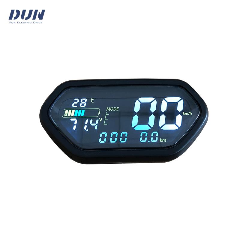 48V-144V Universal Phase/Hall/ ONE-LIN Speed Sensor LCD Speedometer Display For Electric Scooter Motorcycle