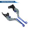 Motoforti  Short/Long Brake Clutch Levers for BMW 6 Position Adjustable Motorcycle Handlebar Brake Lever Aluminum Alloy Solid