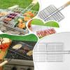 Non-Stick Grilling Basket Grill Mesh Mat Meat Vegetable Steak Picnic Party Barbecue Tool Heat Resistant Grill Sheet Liner