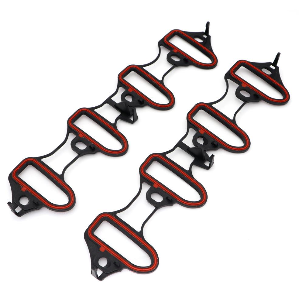 2PCS Engine Intake Manifold Gasket Replacement Parts For Cadillac Chevrolet Silverado GMC Hummer Tahoe 4.8L 5.3L 6.0L 89060413