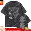 Washed Vintage Rapper Partynextdoor Double Sided Print T-shirts Men Women Hip Hop Oversized T Shirts Male Fashion Retro Tshirt