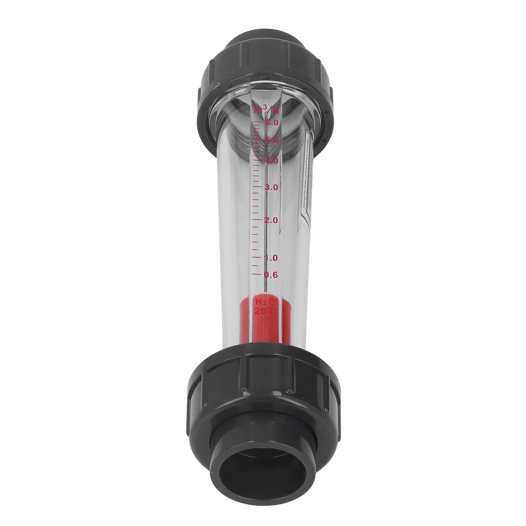 Liquid Flow Meter High Accuracy ABS Plastic Tube Design 0.6‑6m³ h Water Flowmeter