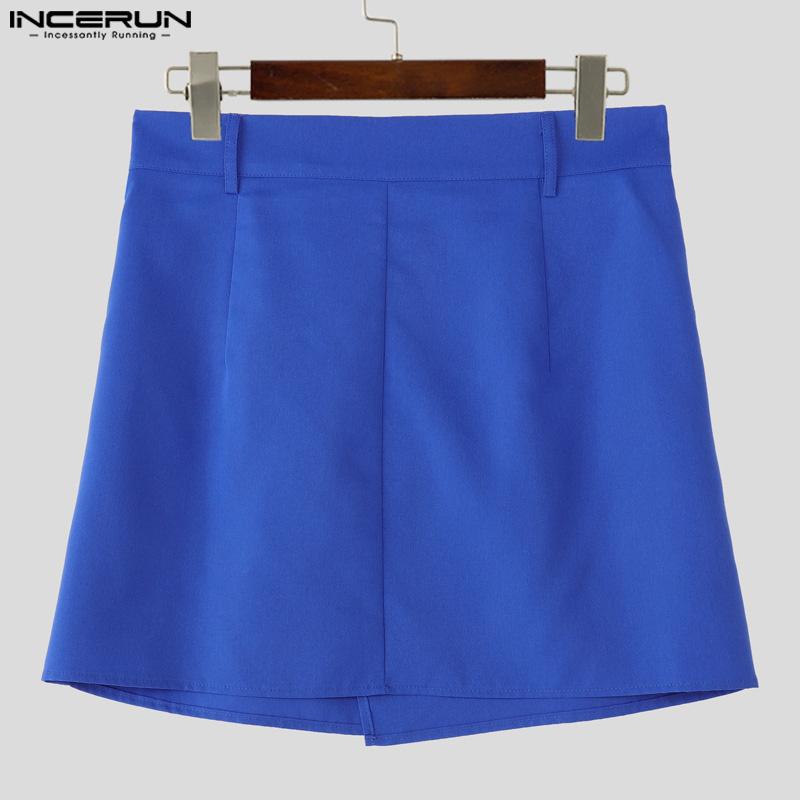 INCERUN Men Two Pieces Long Sleeve Buttons Shirts with Wrap Hem Sets