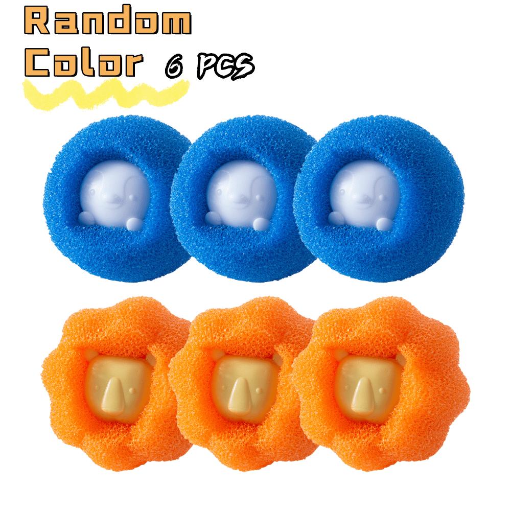 

6PCS Cat Dog Hair Remover Reusable Lint Catcher Ball For Laundry Washer Dryer Pet Hair Removal Tool Anti Static Wool Filter Tech