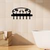 Metal Bird Shaped Wall Hook Key Holder Decorative Space Saving Organizer